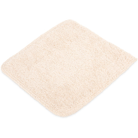 Carlisle 823TPH 10" x 11" Tan Cotton Terry Pot Holder