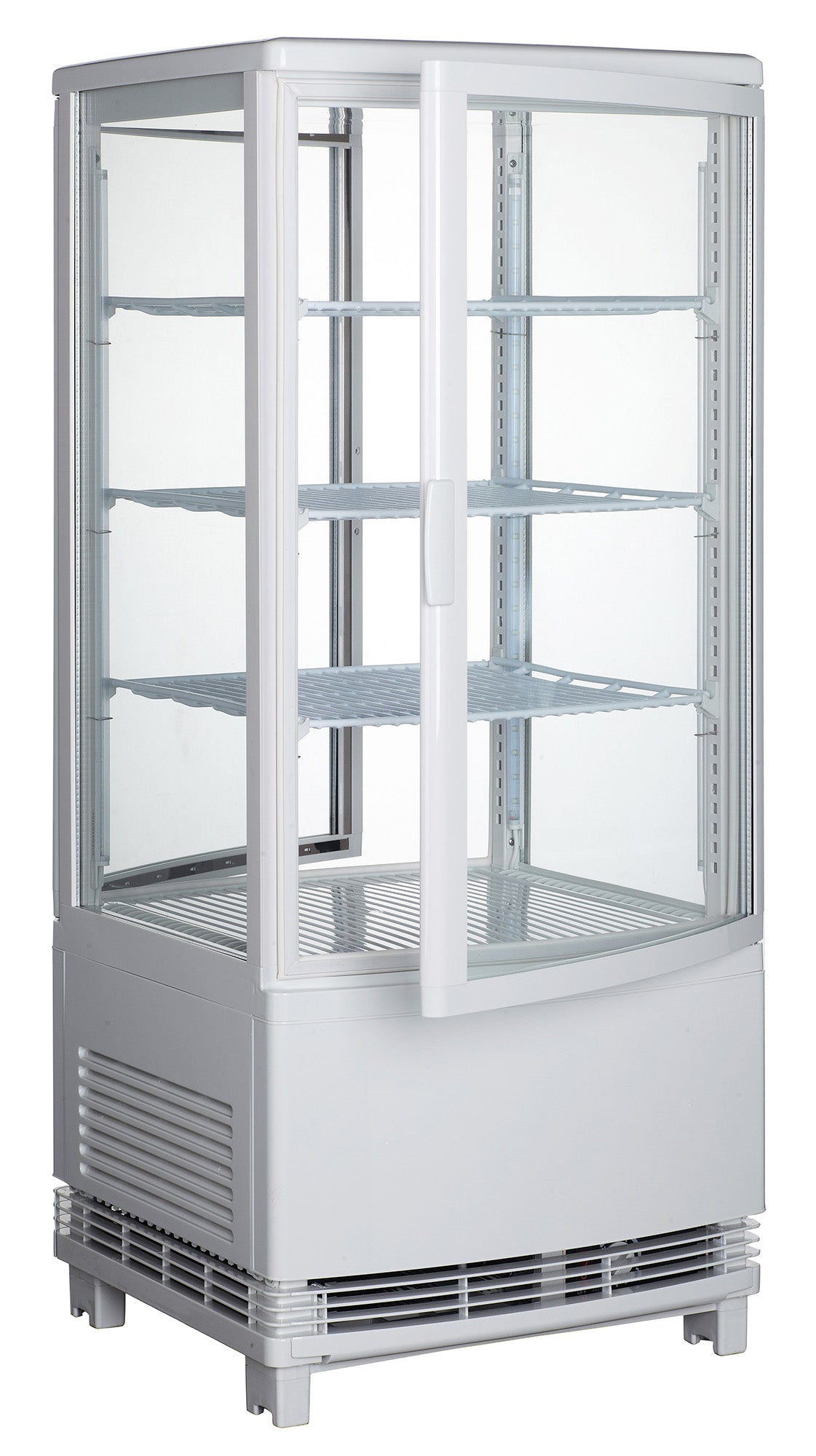 Winco CRD-1 White Countertop Refrigerated Beverage Display