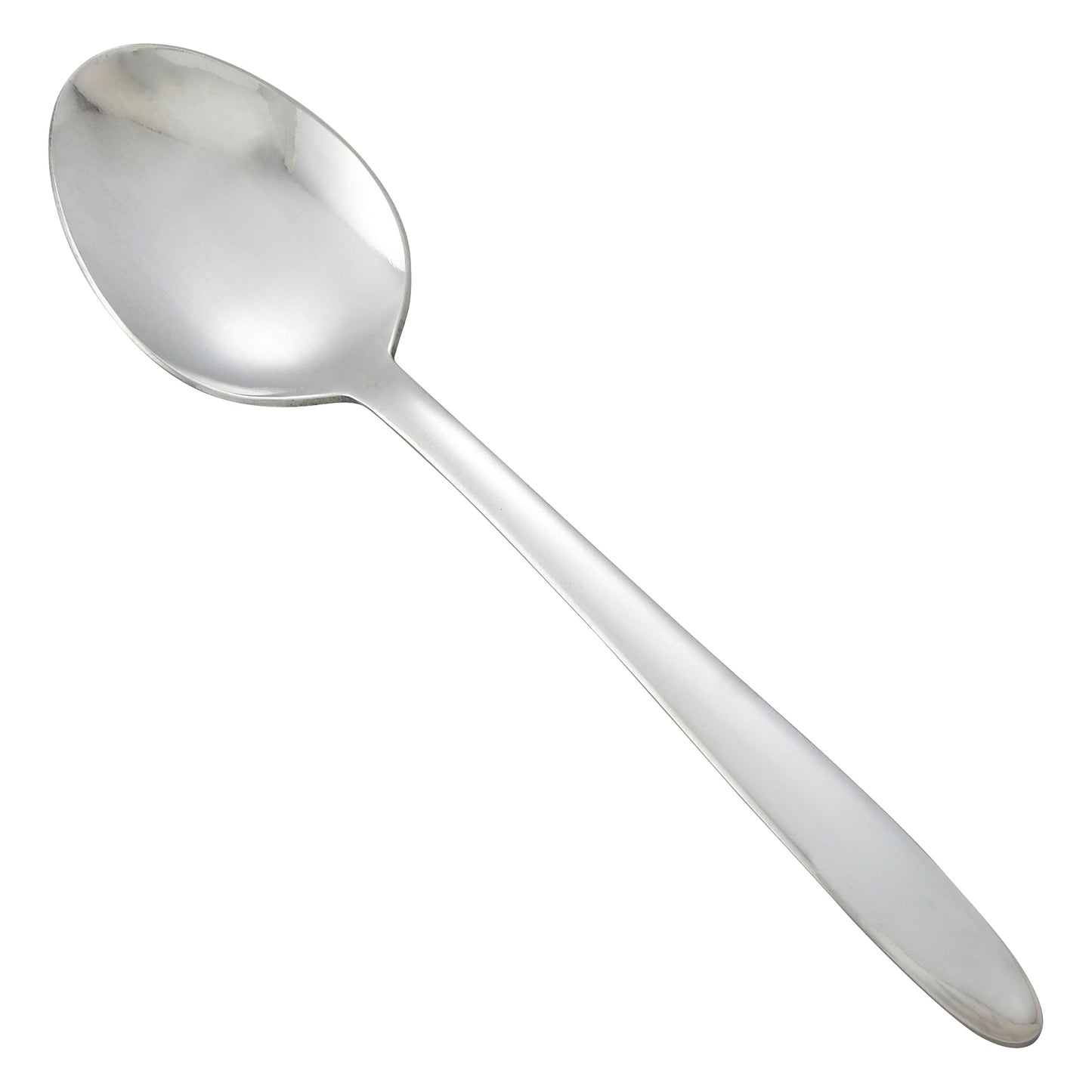 Winco 0019-03 Flute Dinner Spoon, 18/0 Heavyweight