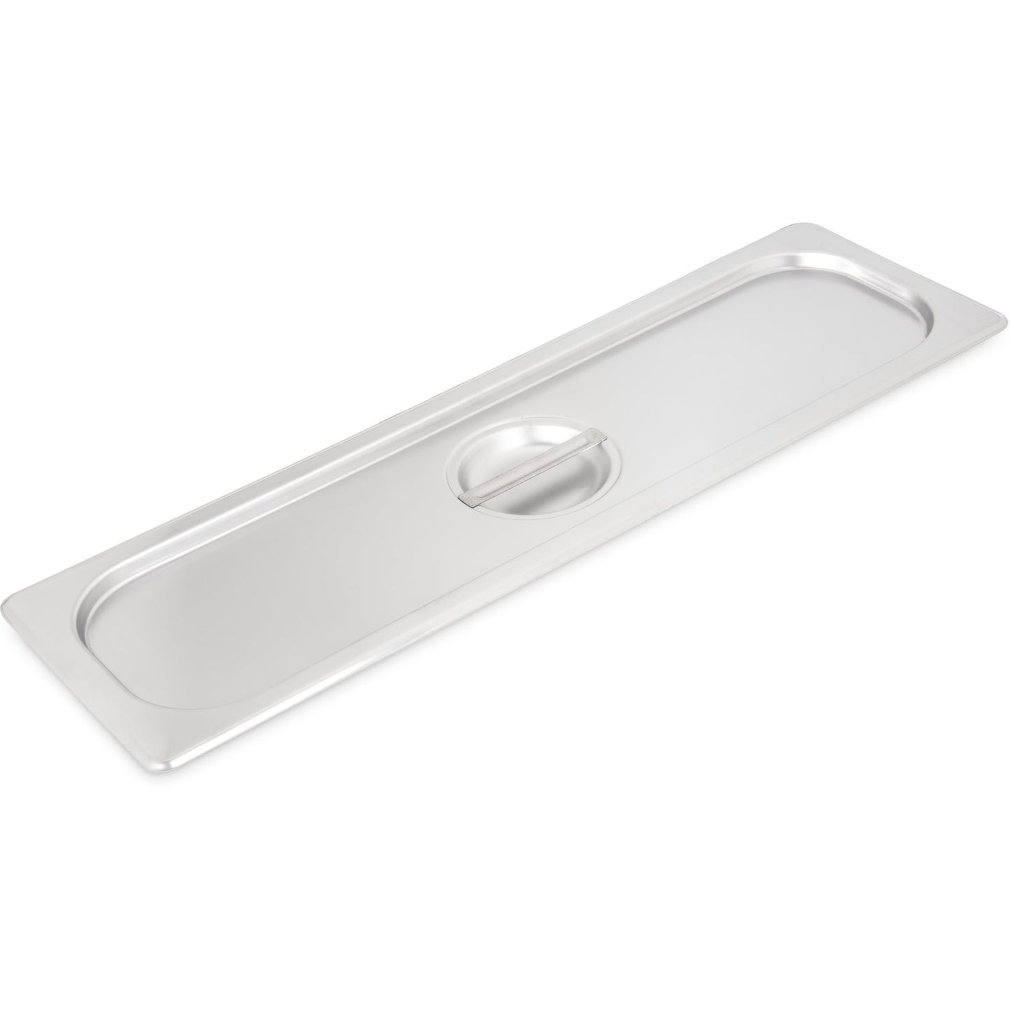 Carlisle 60700HLC 1/2 Size Stainless Steel DuraPan Light Gauge Steam Table Long Hotel Pan Cover