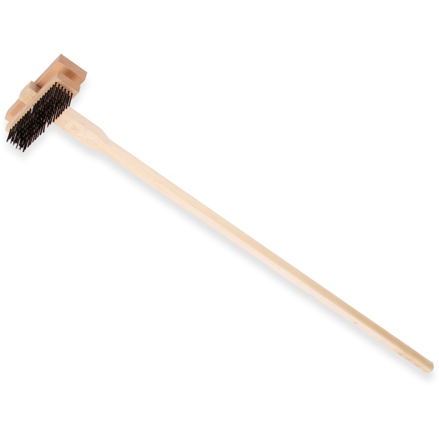 Carlisle 4029400 48" Double Broiler King Grill Brush with Handle