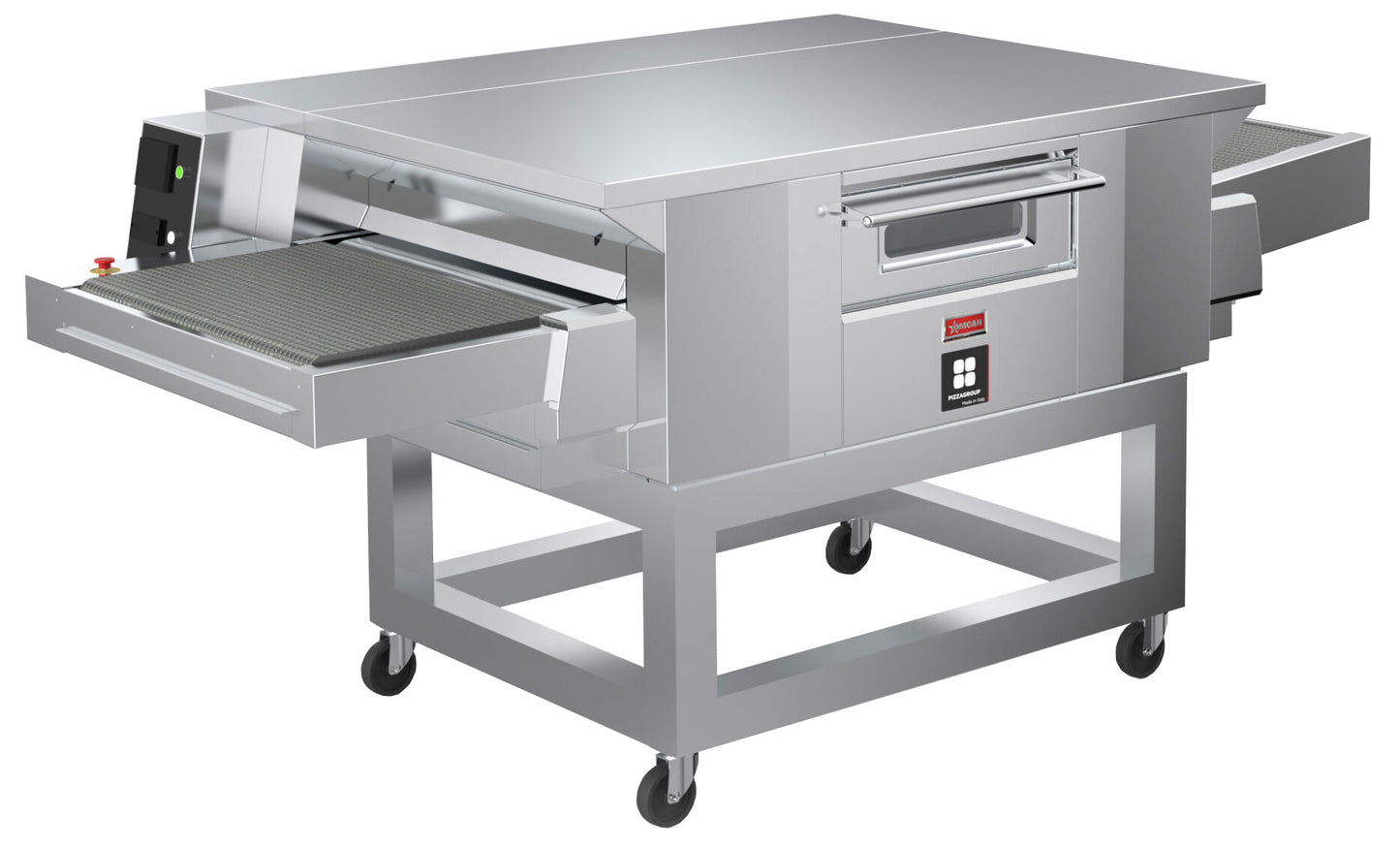 Omcan 47982 Pizzagroup Dragon High Productivity Static Conveyor Pizza Oven with 32" Wide Belt