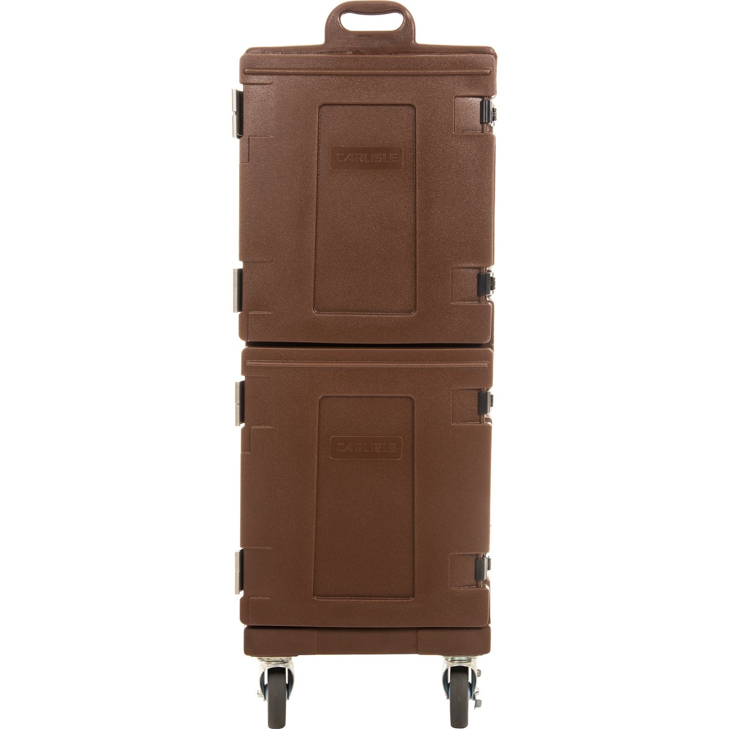 Carlisle PC600N01 Brown Cateraide Front Loading 10 Full Size Insulated Food Pan Carrier
