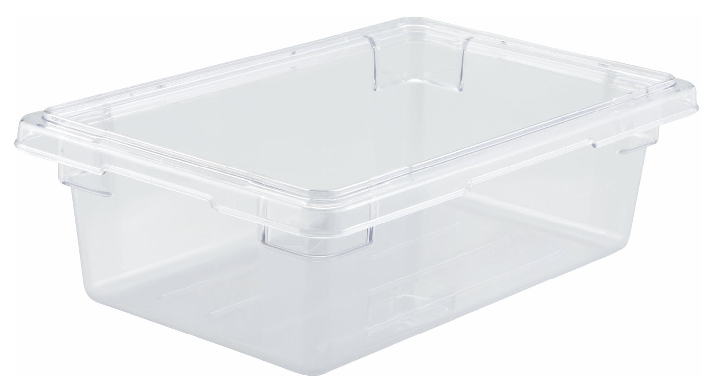 Winco PFSH-6 12" x 18" x 6" Clear Polycarbonate Food Storage Box