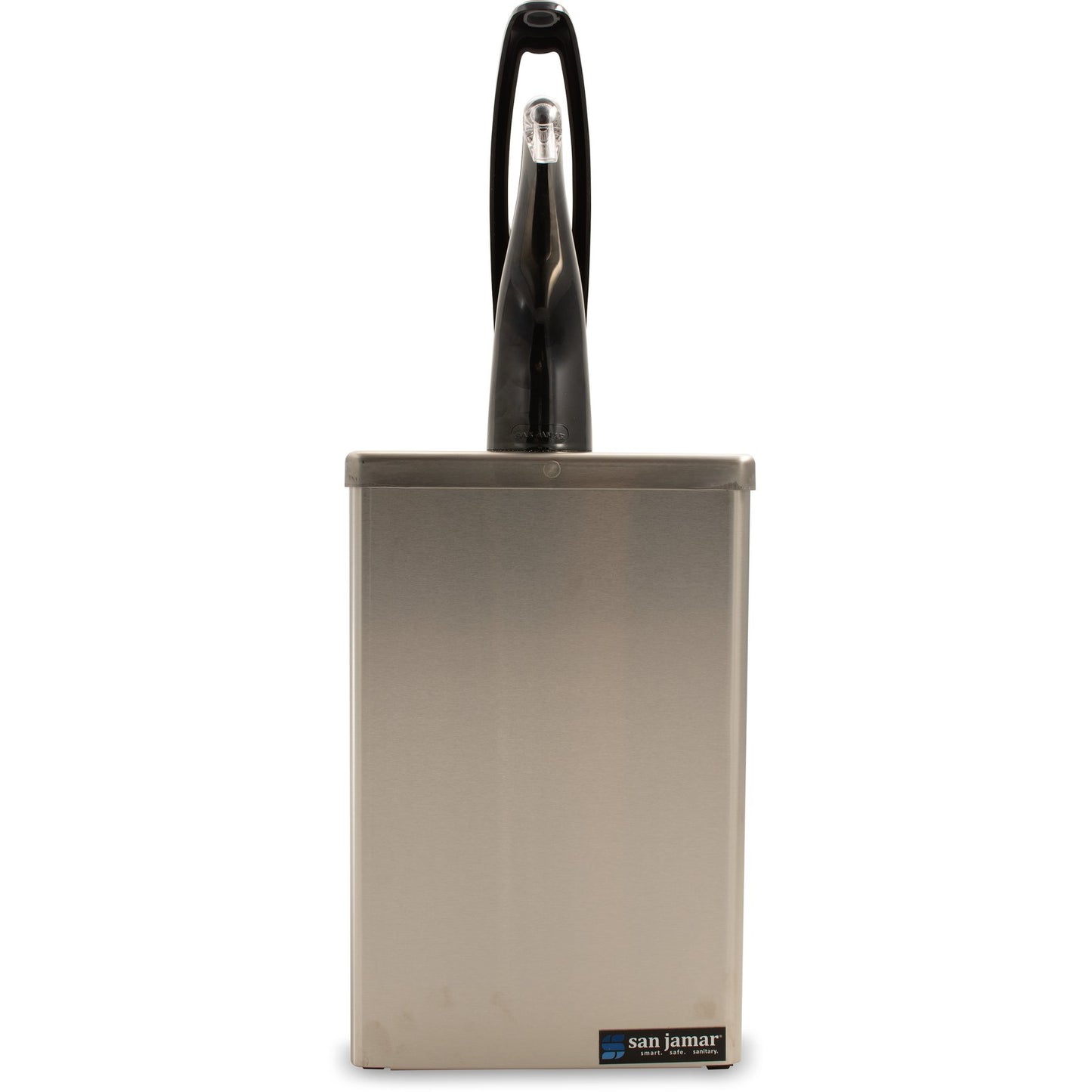 San Jamar P4800BK Black FrontLine Pump Countertop Box