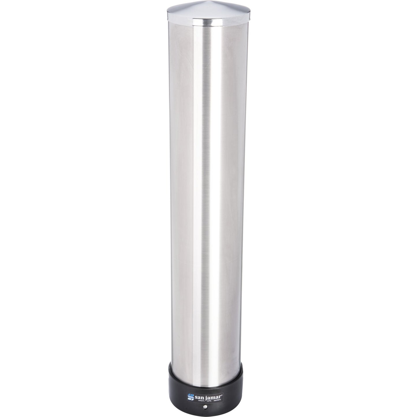 San Jamar C3400P Medium Stainless Steel Pull-Type Cup Dispenser