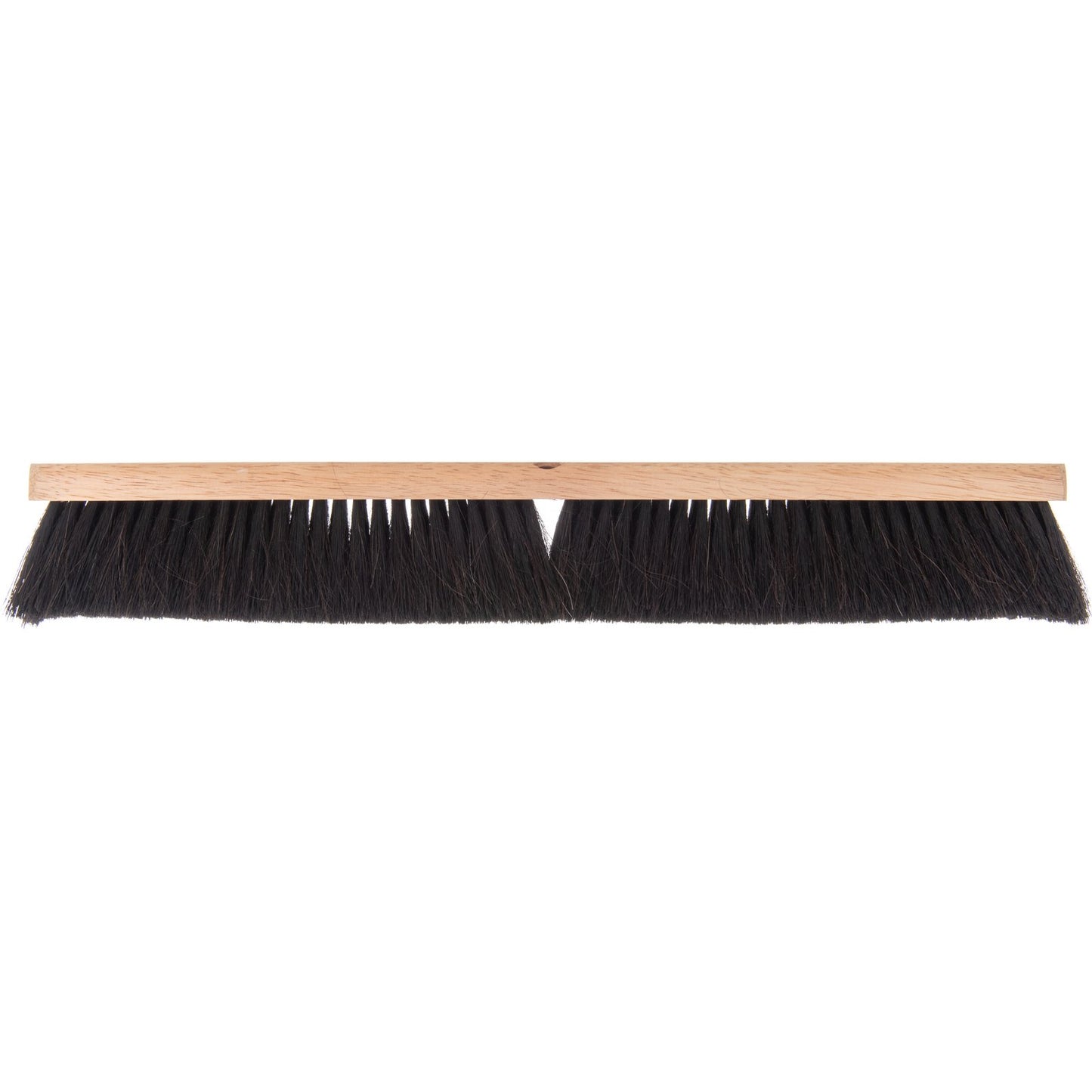 Carlisle 4503103 24" Black Flo-Pac Hardwood Push Broom Head with Blended Horsehair