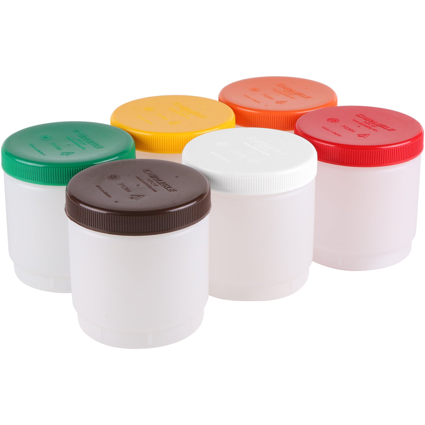Carlisle PS502N00 16 oz/ Pint Assorted Store N' Pour Backup Caps