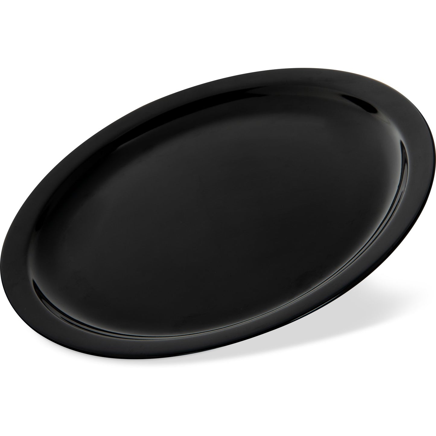 Carlisle KL11603 10" Black Kingline Melamine Dinner Plate