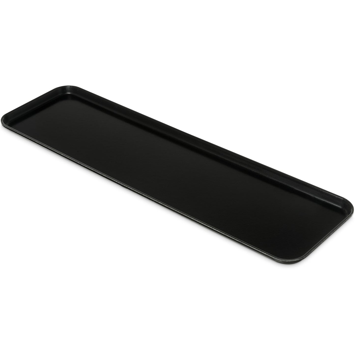 Carlisle 830FMT309 30" x 8 1/2" x 3/4" Ebony Fiberglass Market Tray