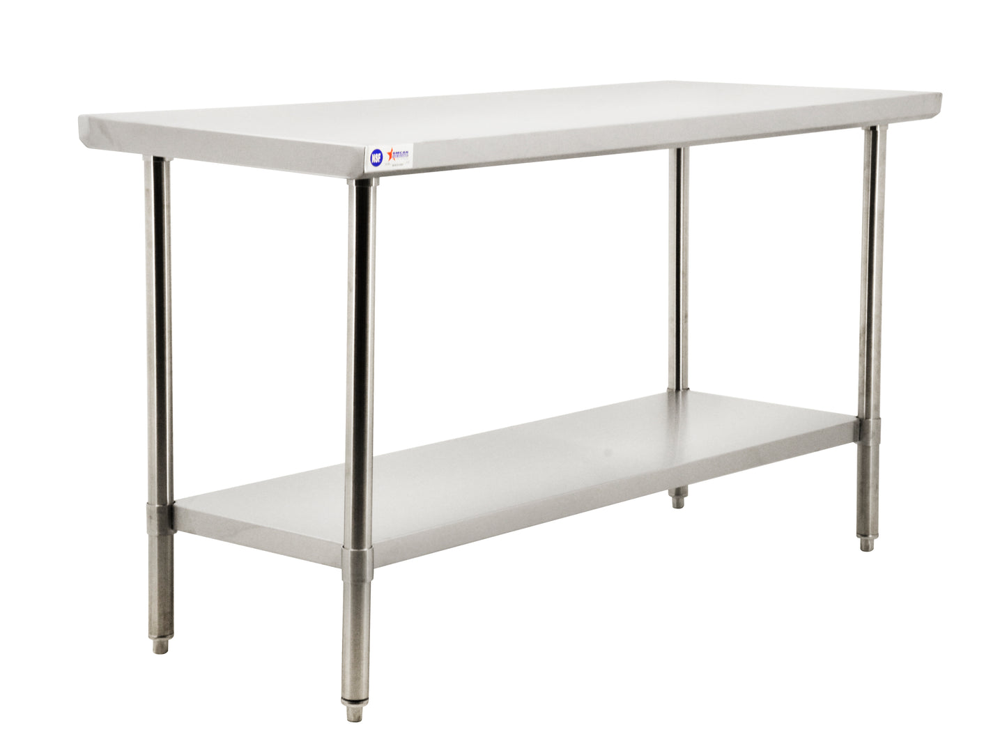 Omcan 19139 24" x 60" All Stainless Steel Worktable