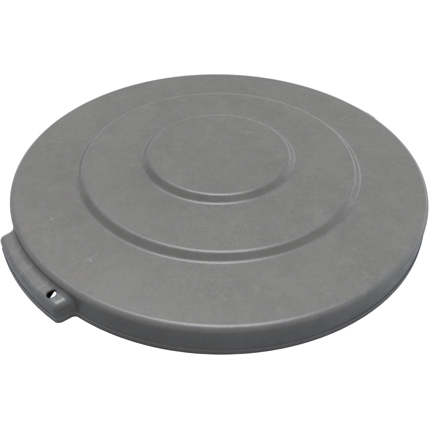 Sparta 84101123 10 Gallon Gray Round Polyethylene Bronco Waste Bin Trash Container Lid