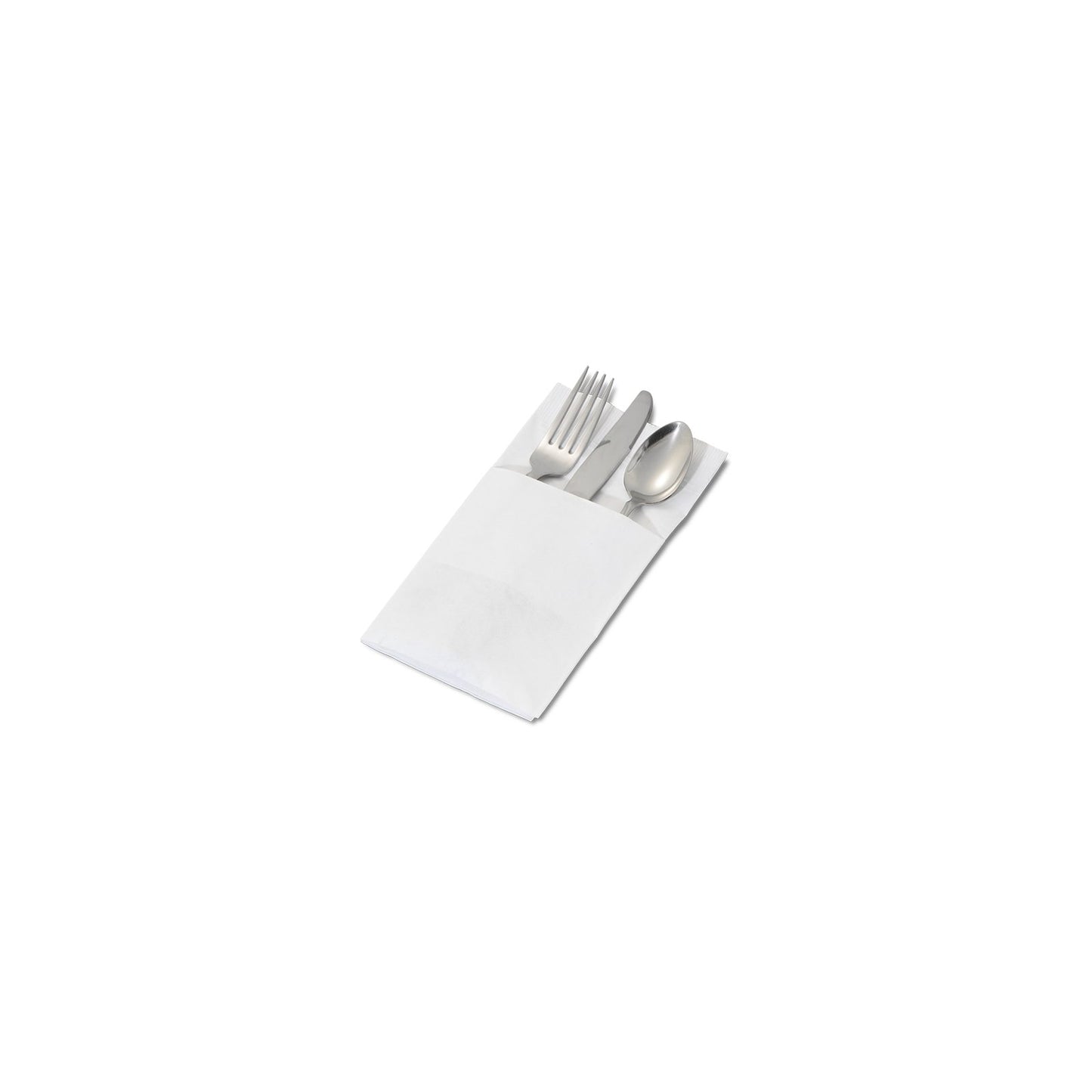 Dinex DX6999PF0202 17" x 17" White Napkin Pocketfold Recycled