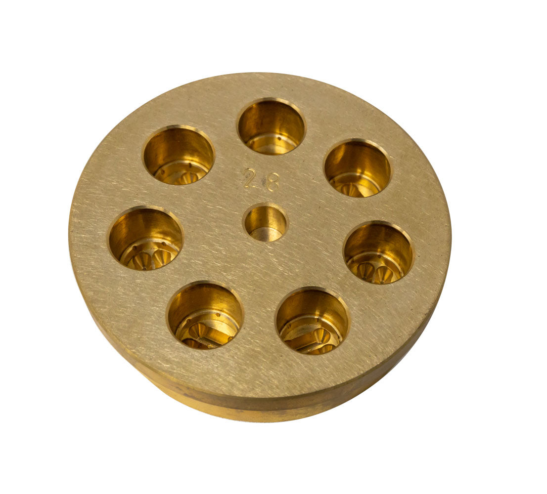 Omcan 13414 10mm Pasta Die #28 Tagliatelle