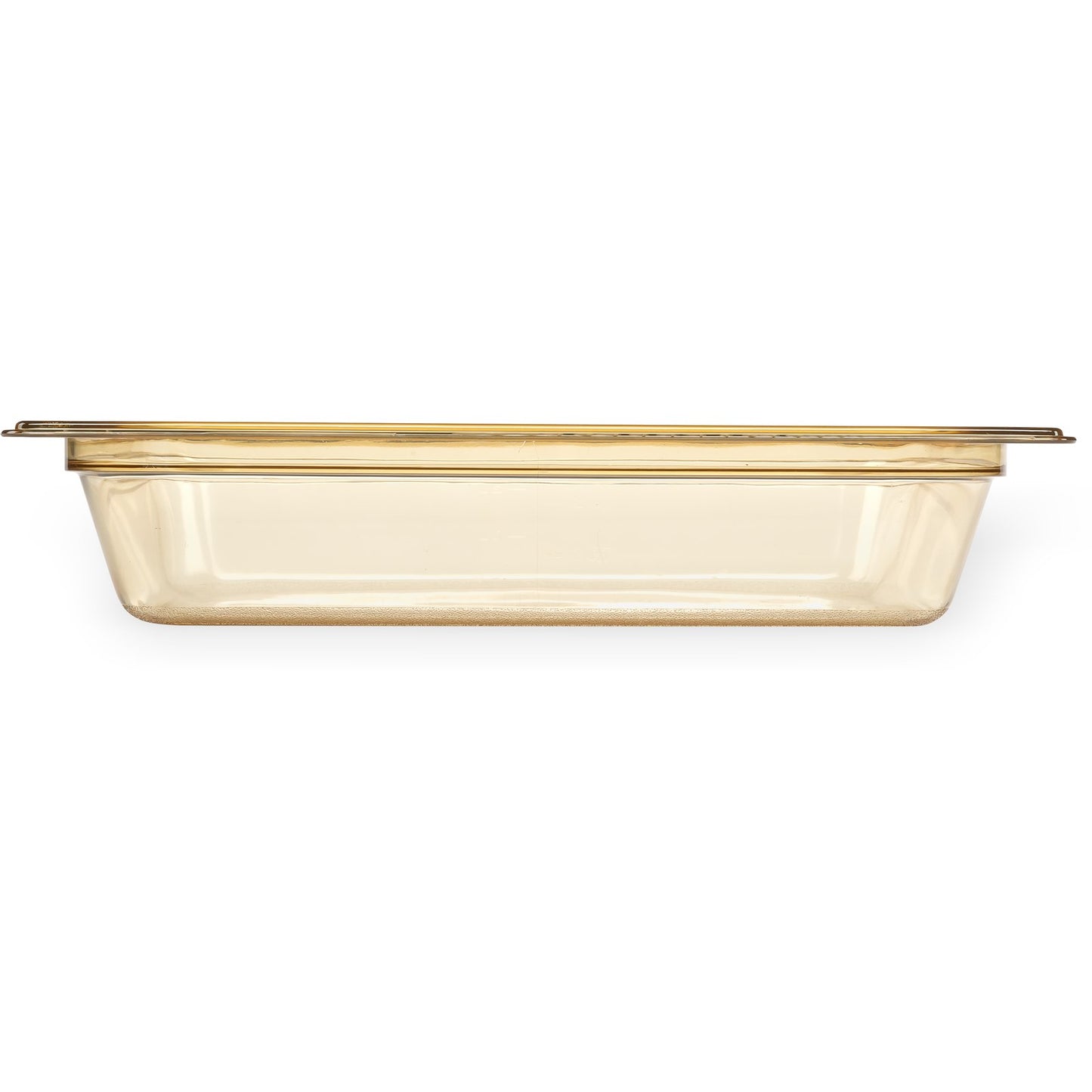 Carlisle 10420B13 1/2 Size Amber High Heat Plastic StorPlus Food Pan, 2.5" Deep