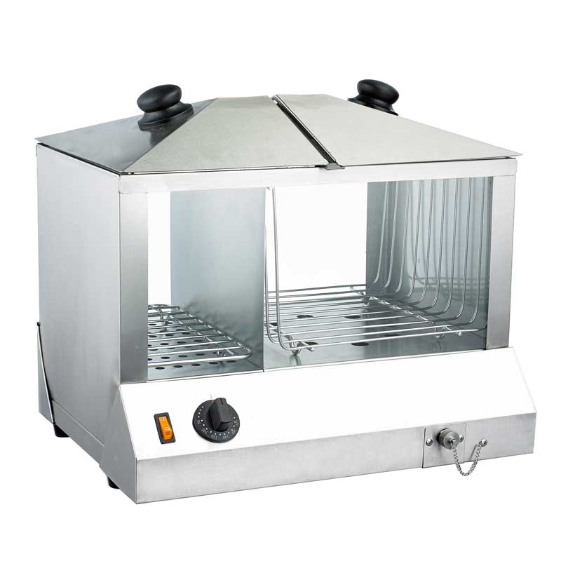 Omcan 43216 18-inch Hotdog Steamer and Bun Warmer