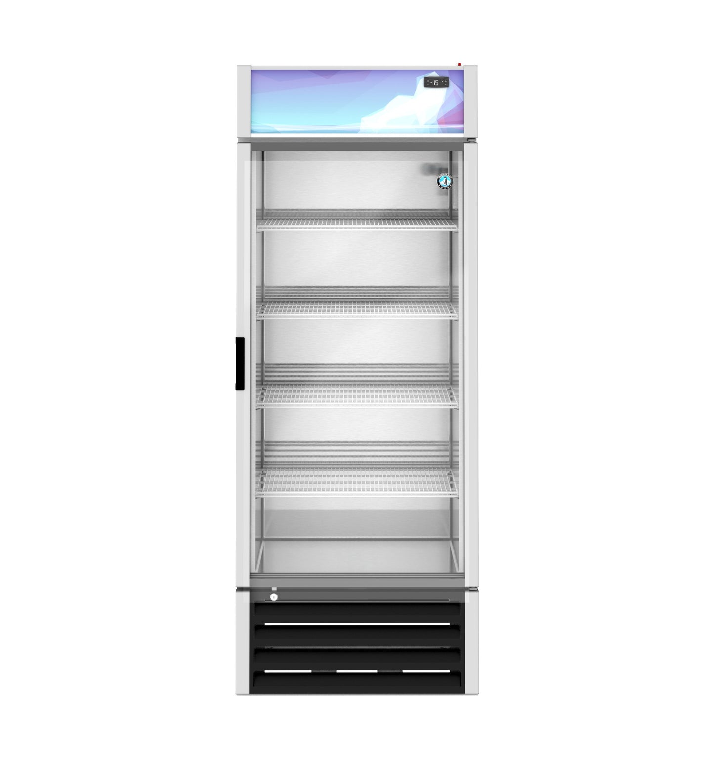 Hoshizaki FM-23-HC One Section Glass Door Merchandiser Freezer