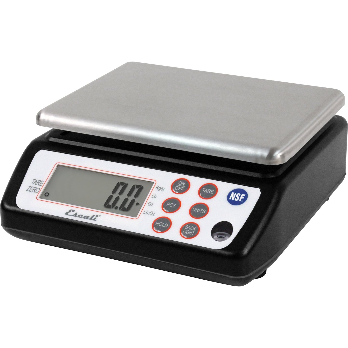 Carlisle SCDG33BK Black Square Professional Digital Scale