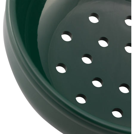 Carlisle 492908 4 oz Forest Green Acetal Measure Miser Perforated Short Handle