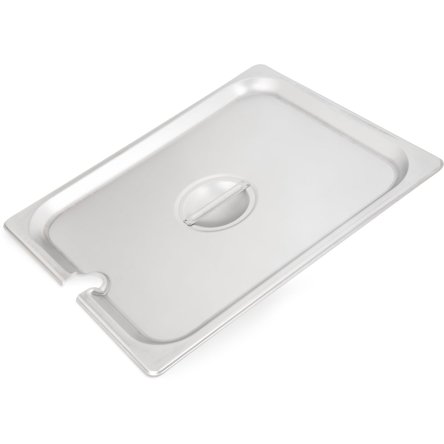 Carlisle 607120CS 1/2 Size Stainless Steel DuraPan Hotel Pan Slotted Handled Cover
