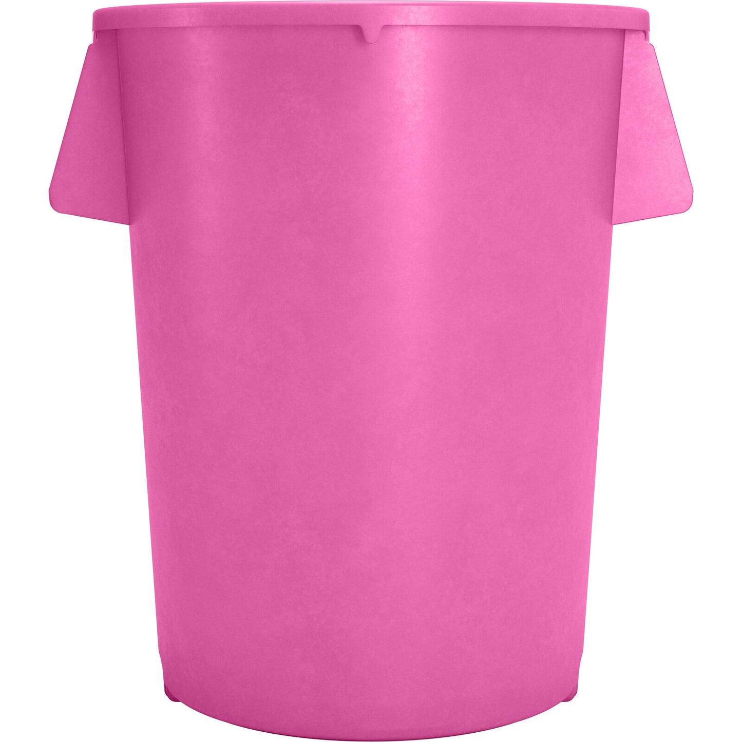 Sparta 84105526 55 Gallon Bright Pink Round Polyethylene Bronco Waste Bin Trash Container