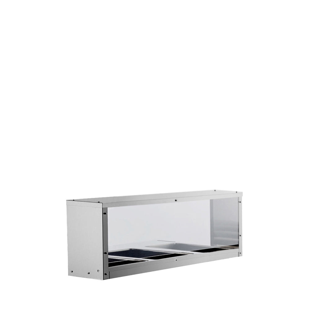 Atosa MROS-3ST Over Shelf for 3-Well Steam Table