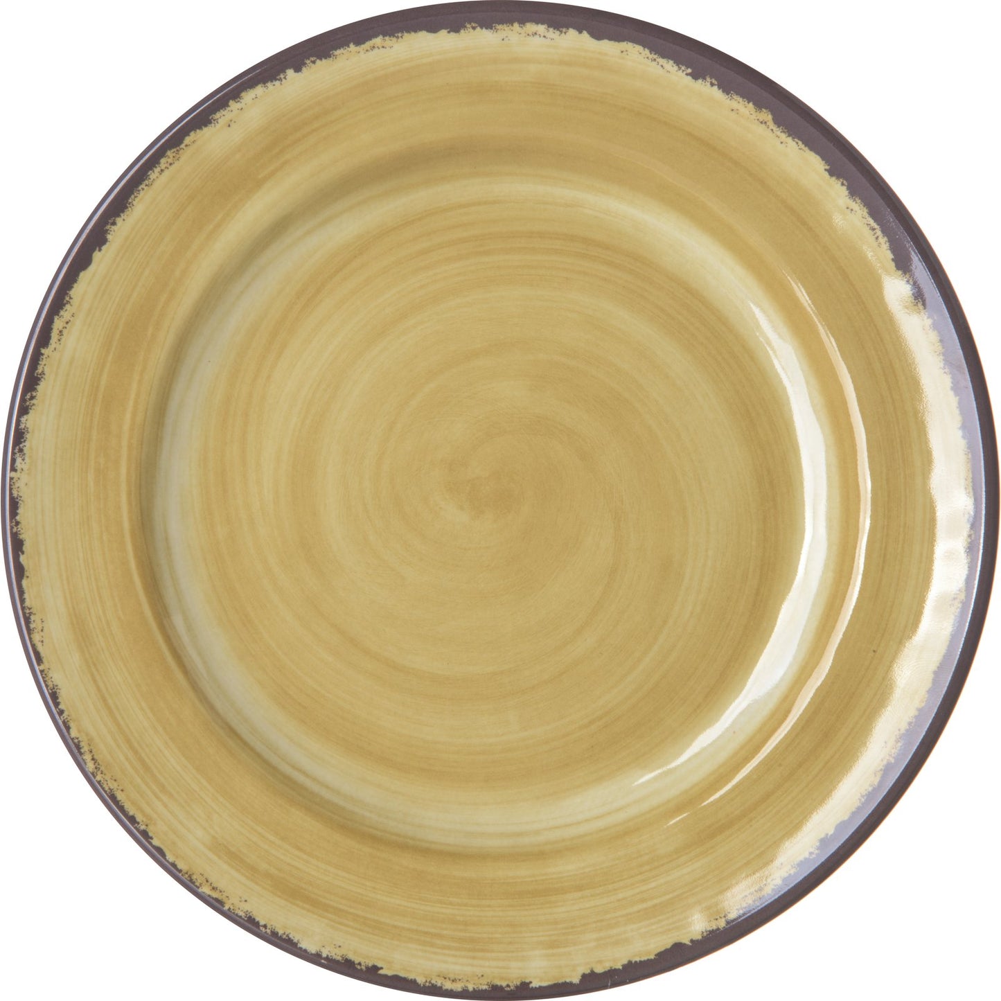Carlisle 5400713 7" Amber Mingle Melamine Bread And Butter Plate