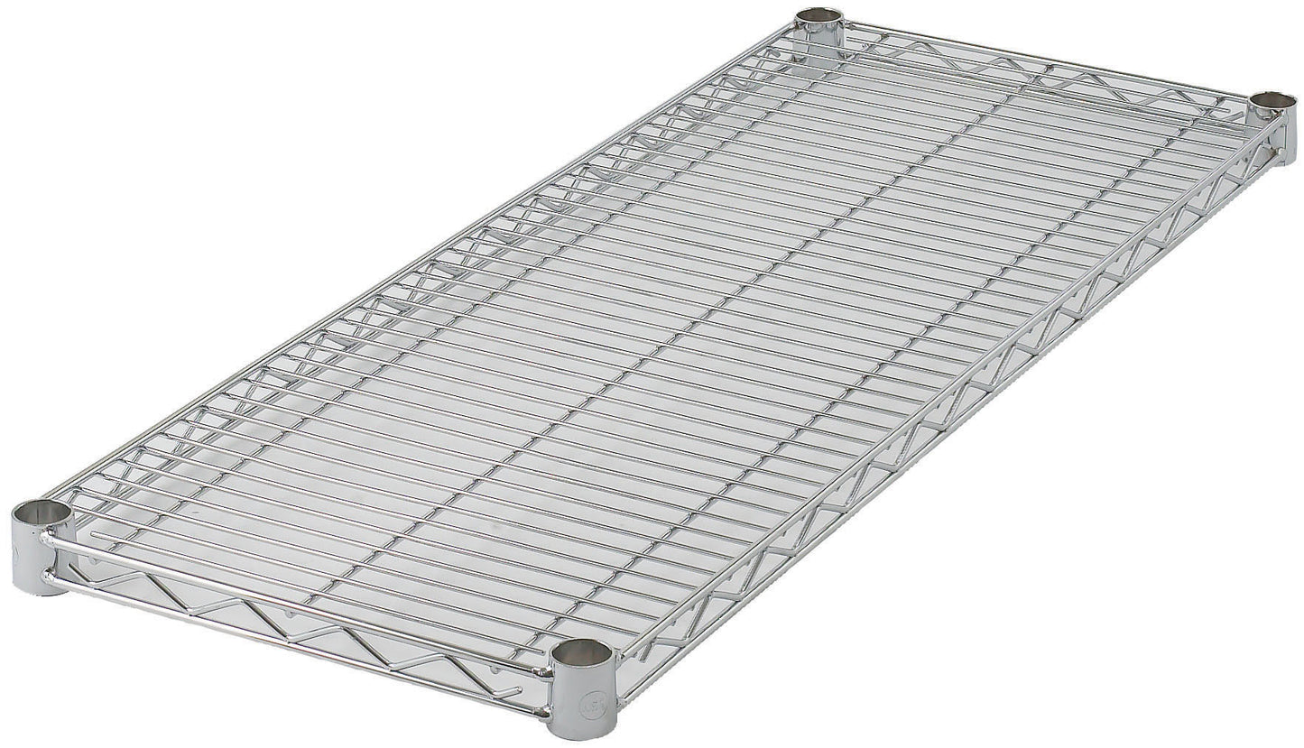 Winco VC-1424 14" x 24" Chrome-Plated Wire Shelf