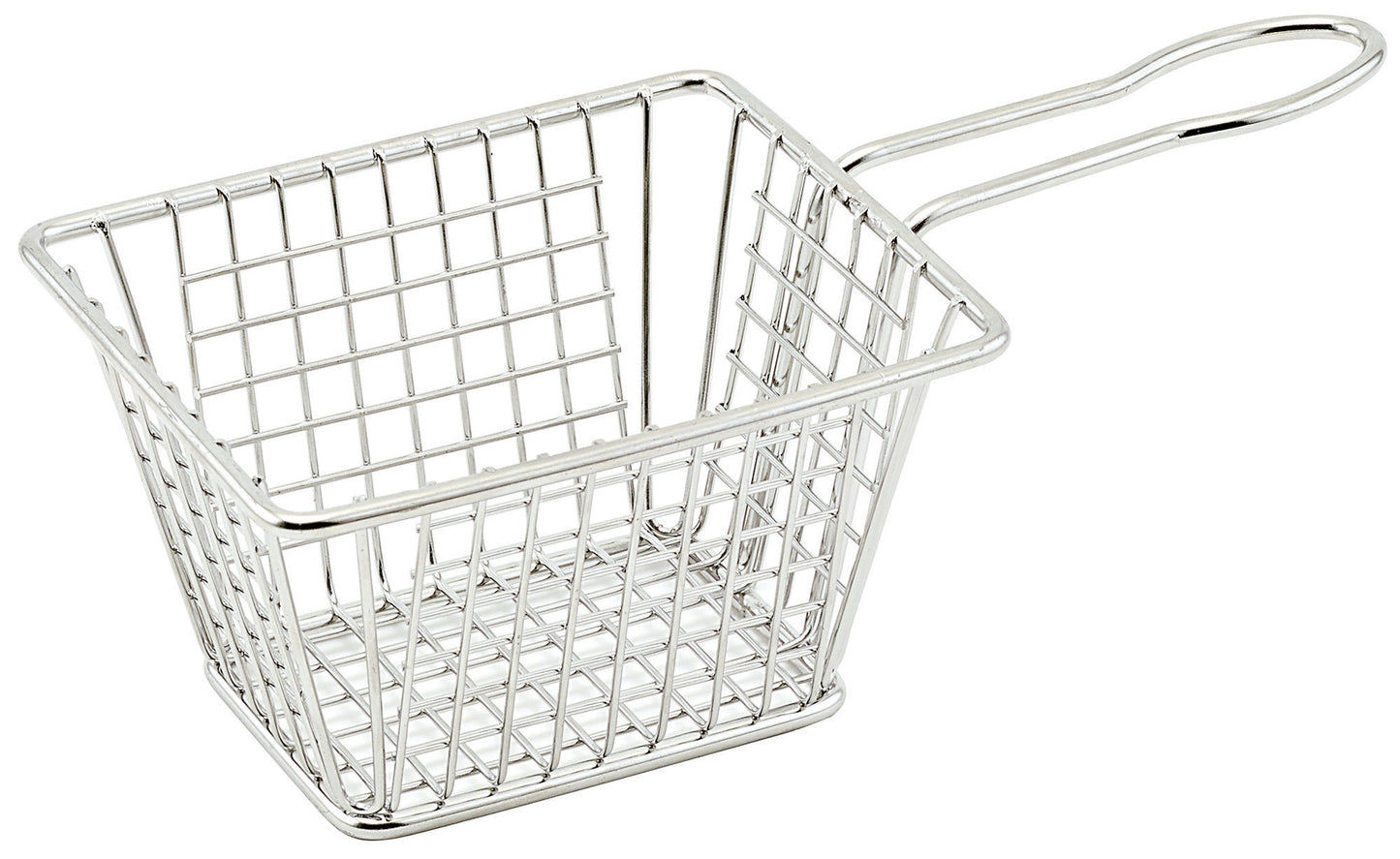Winco FBM-544T 5"x4"x4" Rectangular Mini Fry Basket