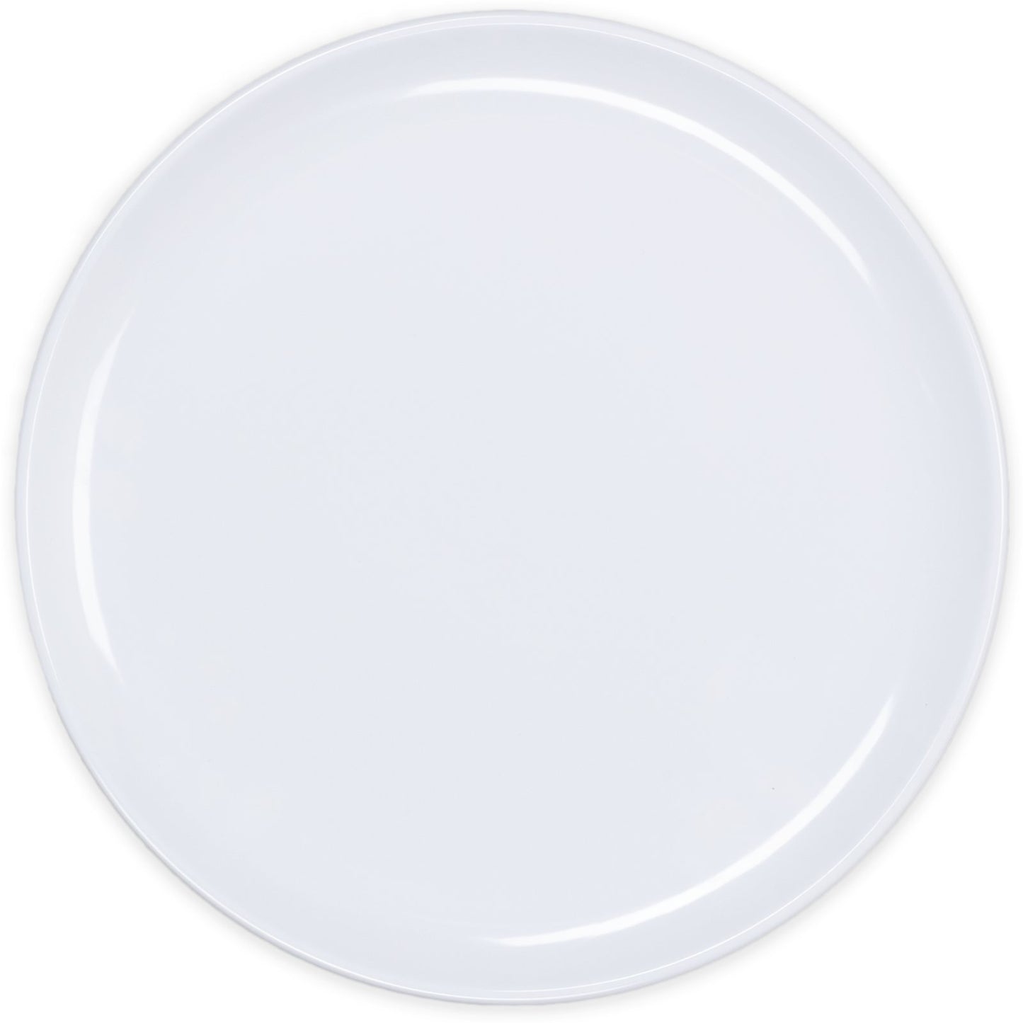 Carlisle 4380102 10" White Epicure Melamine Dinner Plate