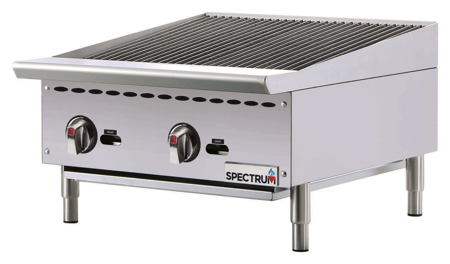 Winco NGCB-24R 24" Radiant Charbroiler