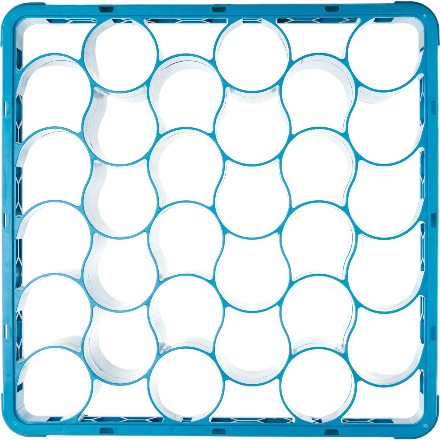 Carlisle REW30L14 Carlisle Blue 30 Compartment Polypropylene OptiClean NeWave Long Glass Rack Extender