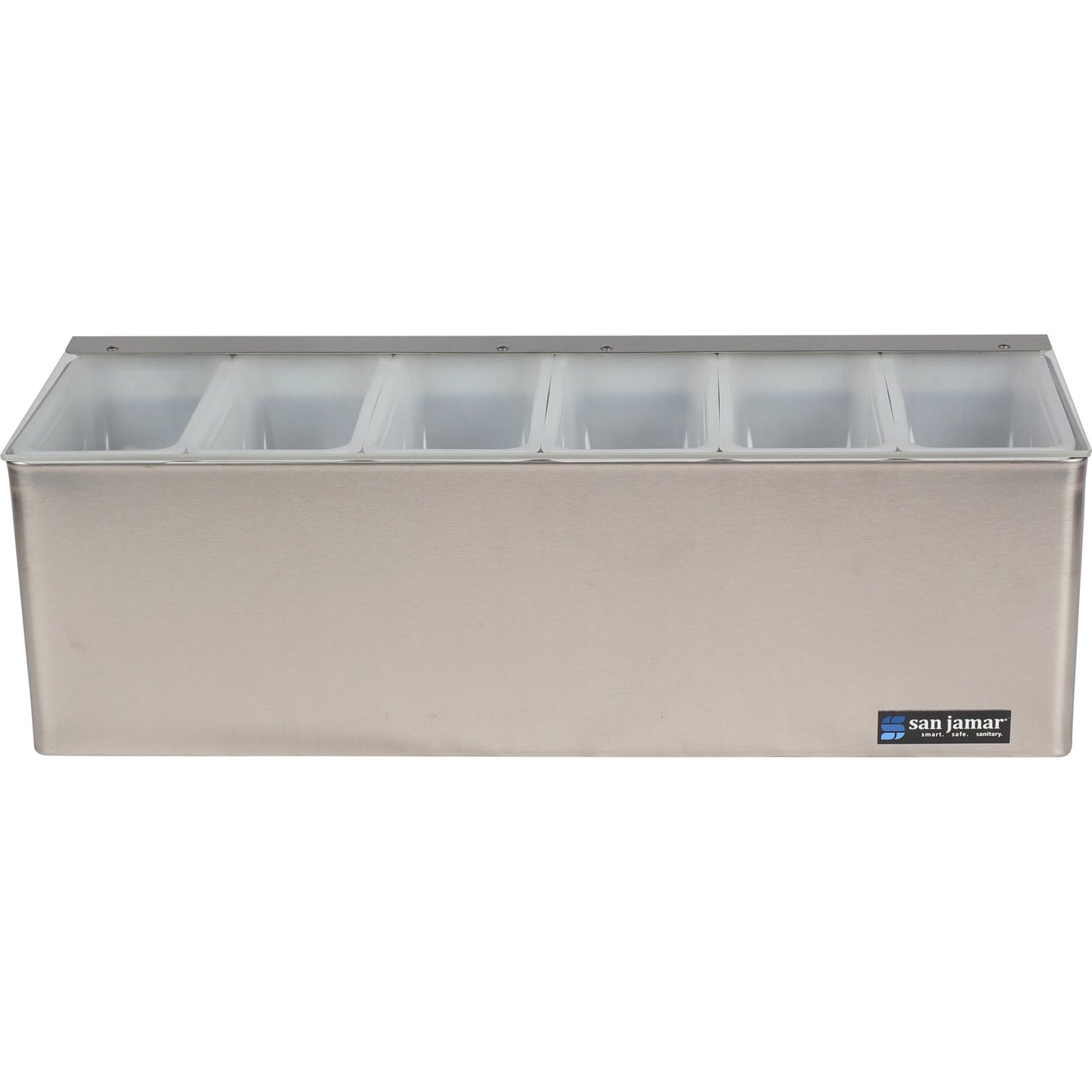 San Jamar B6186L 6 Pint Stainless Steel EZ-Chill Garnish Centers