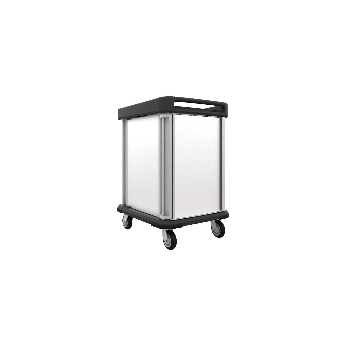 Dinex DXSU2T1D12 12 Trays (2 Trays per slide) Single Door Stainless Steel TQ Supreme Cart