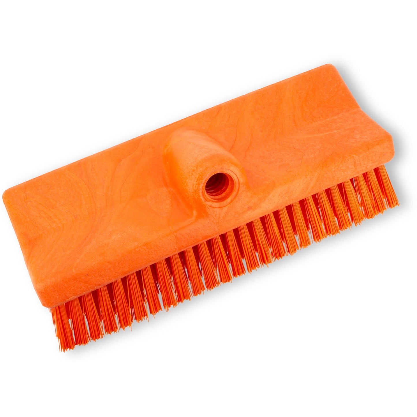 Carlisle 40423EC24 10" Orange Color Coded Bi-Level Scrub Brush