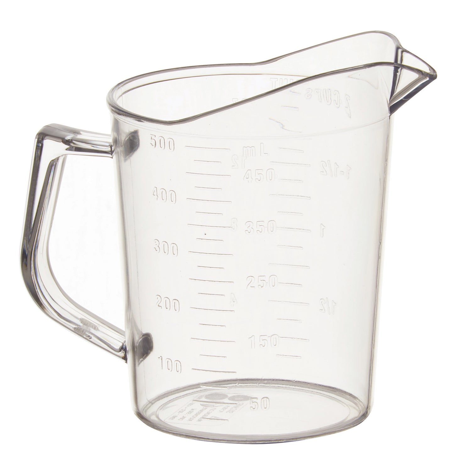 Winco PMU-50 1pt Polycarbonate Measuring Cup