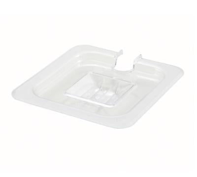 Omcan 80016 Clear Polycarbonate Slotted Cover for 1/6 size Food Pans