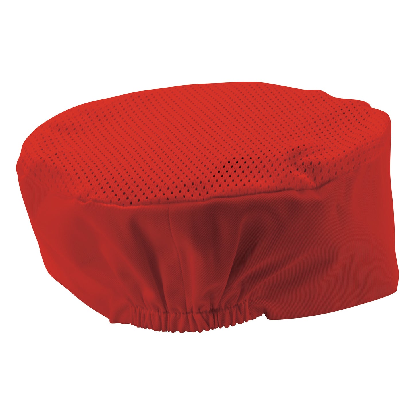 Winco CHPB-3RX Extra Large Red Ventilated Pillbox Hat