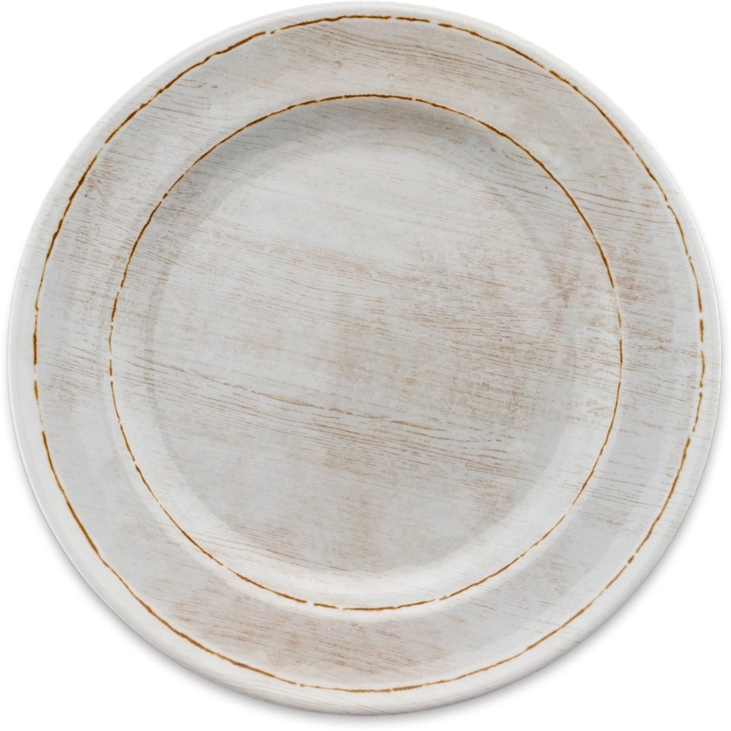 Carlisle 6400706 7" Buff Grove Melamine Bread And Butter Plate