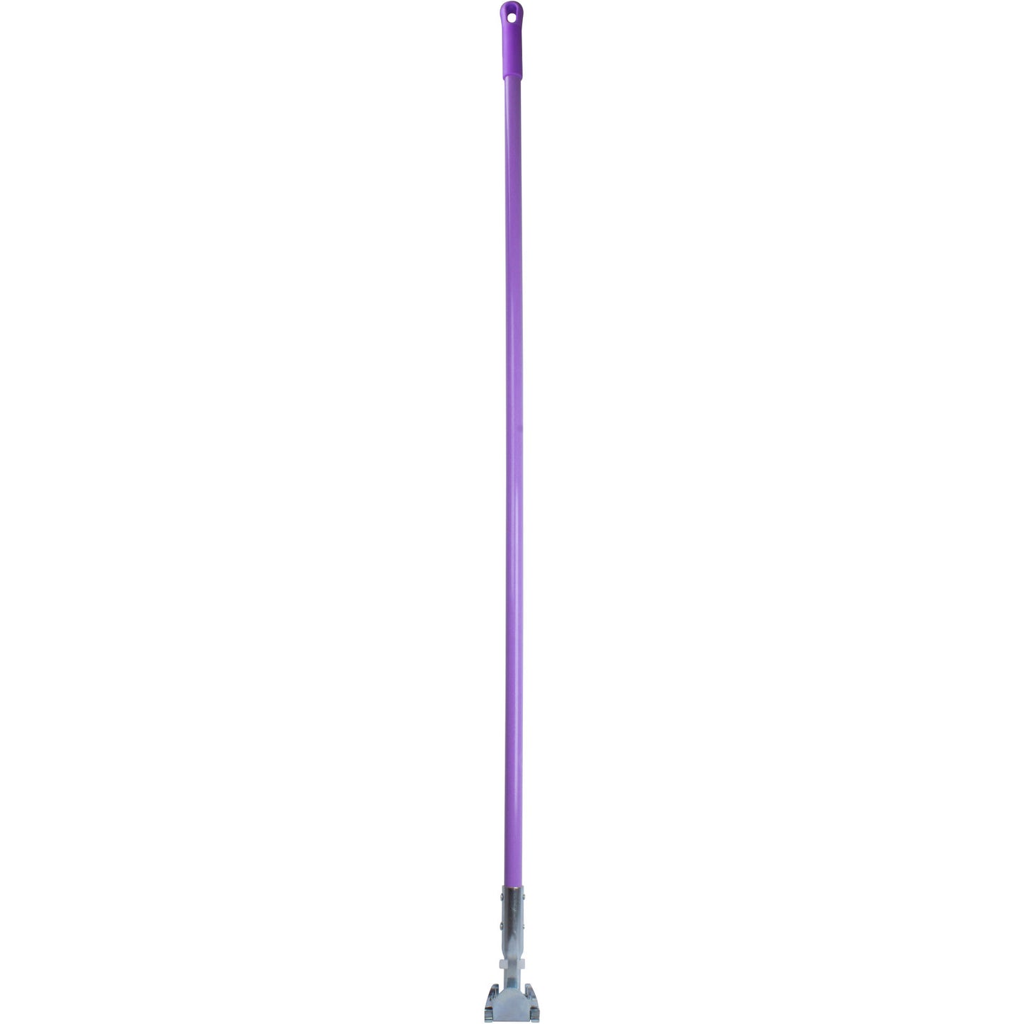 Carlisle 362113EC68 60" Purple Fiberglass Dust Mop Handle with Clip-On Connector
