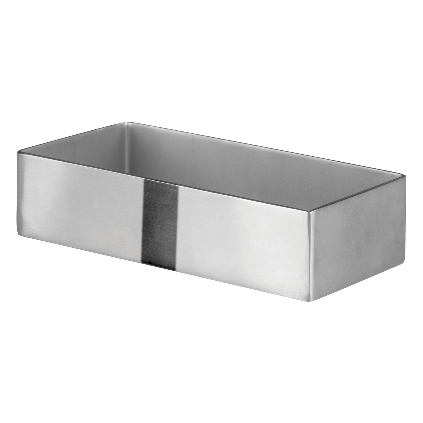 Winco DDSG-101S 3-3/16" x 2-1/2" Rectangular Stainless Steel Sugar Packet Holder