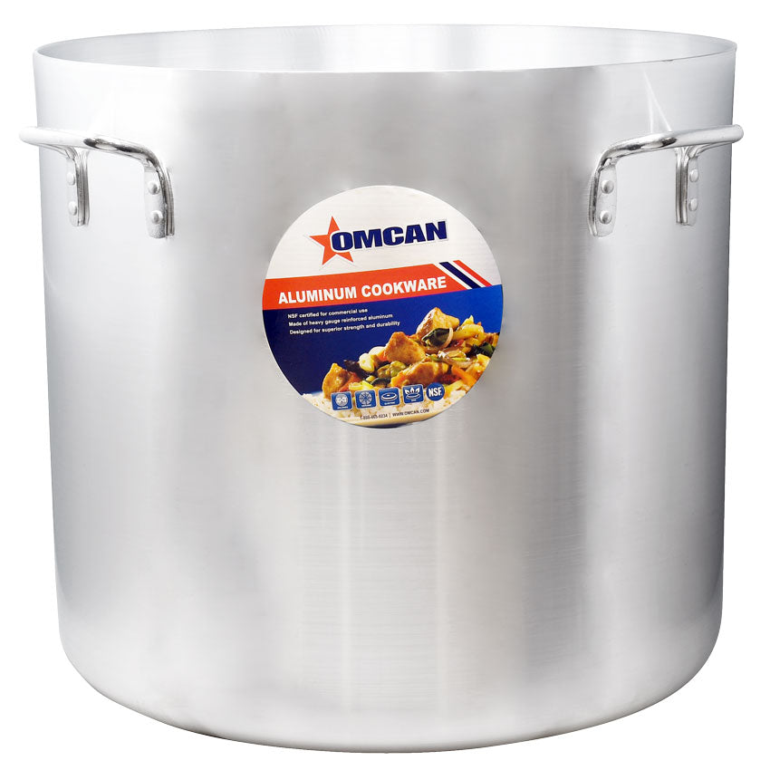 Omcan 43376 120 Qt Aluminum Stock Pot