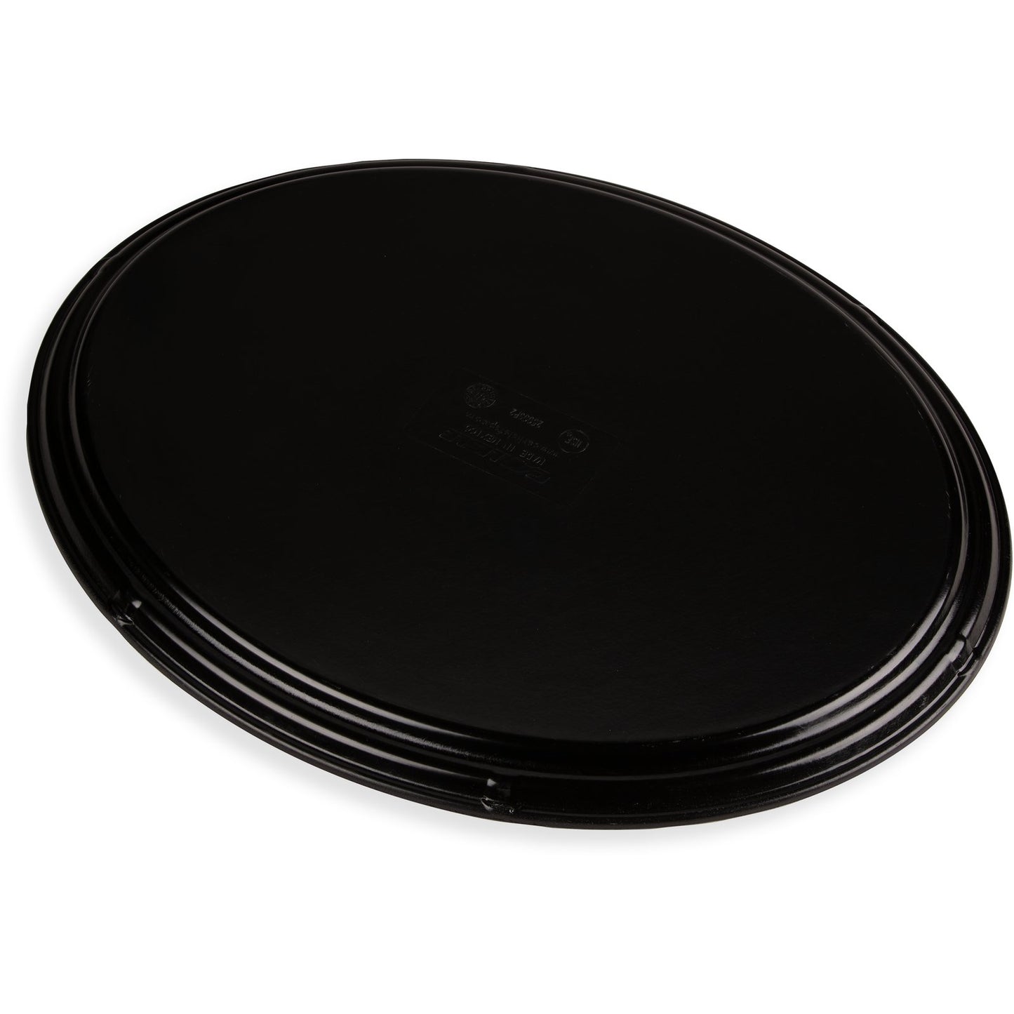 Carlisle 2500GR2004 24" x 19" Black Oval Griptite 2 Tray