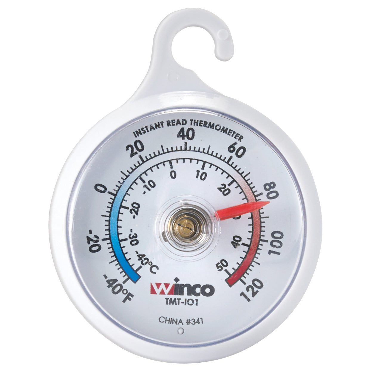 Winco TMT-IO1 Window/Wall Thermometer, Weather Resistant