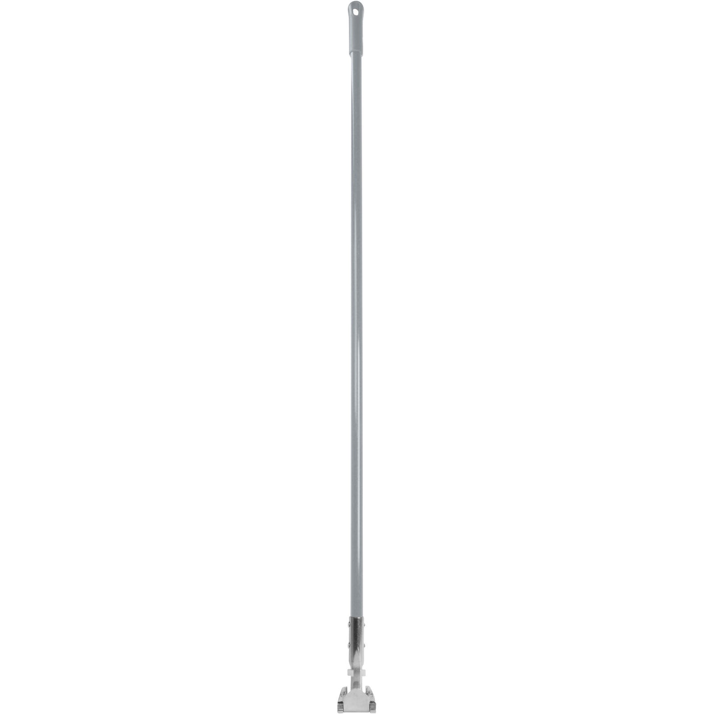 Carlisle 362113EC23 60" Gray Fiberglass Dust Mop Handle with Clip-On Connector