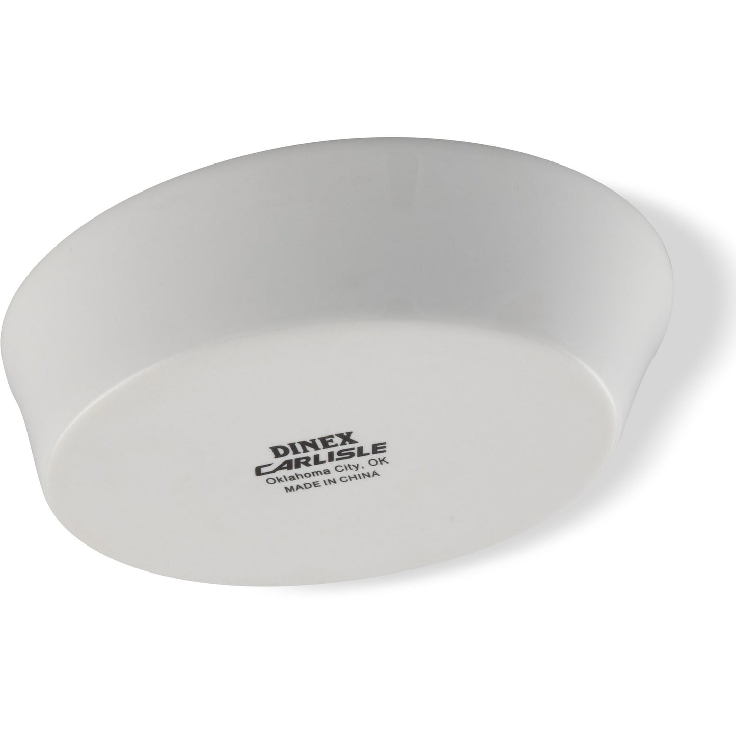 Dinex DX6CASS02A 6 oz Bright White Casserole Dish