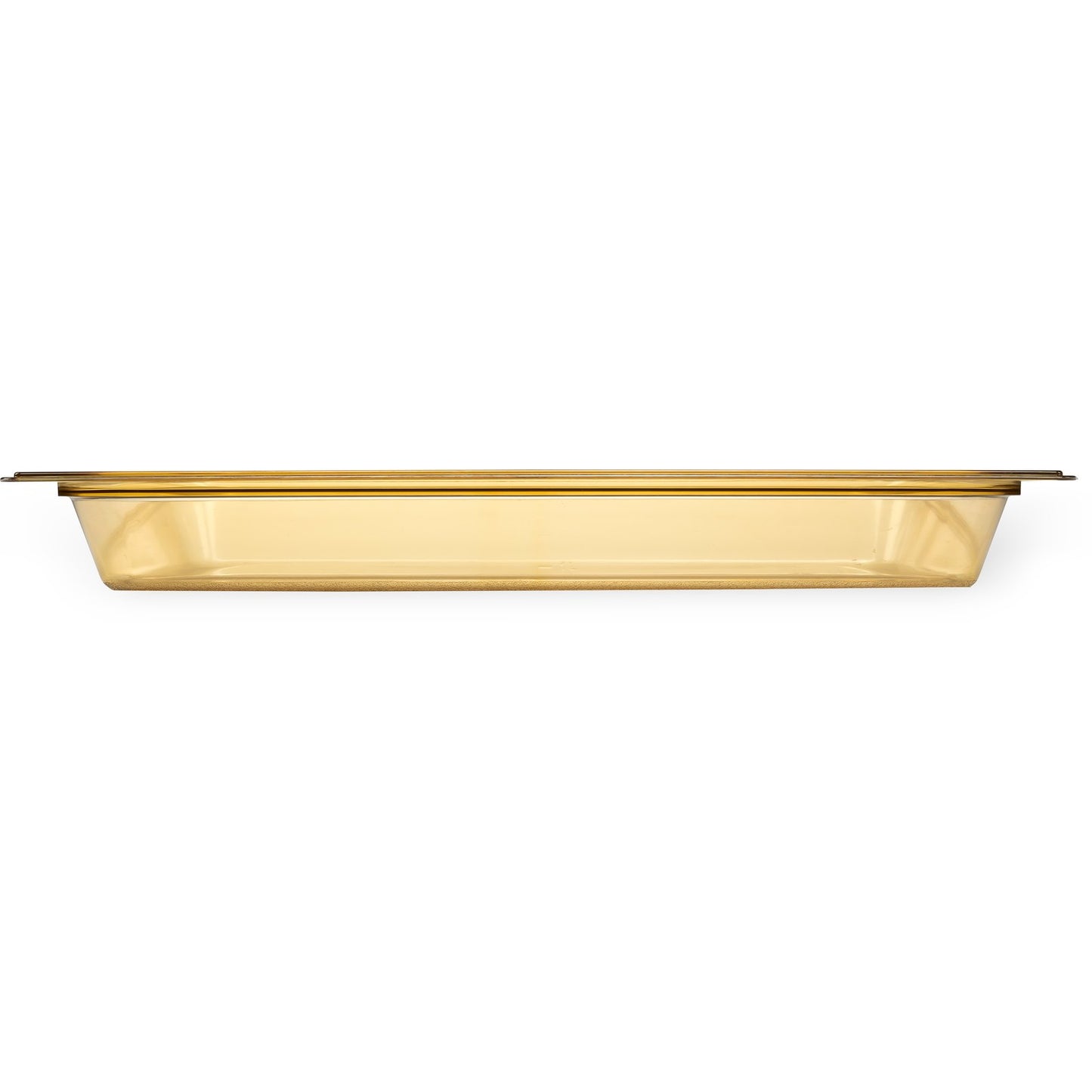 Carlisle 10400B13 Full-Size Amber High Heat Plastic StorPlus Food Pan, 2.5" Deep