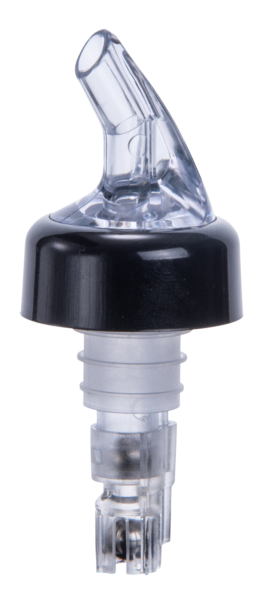 Winco PPA-125 1-1/4 oz. Clear Tail Measured Pourer