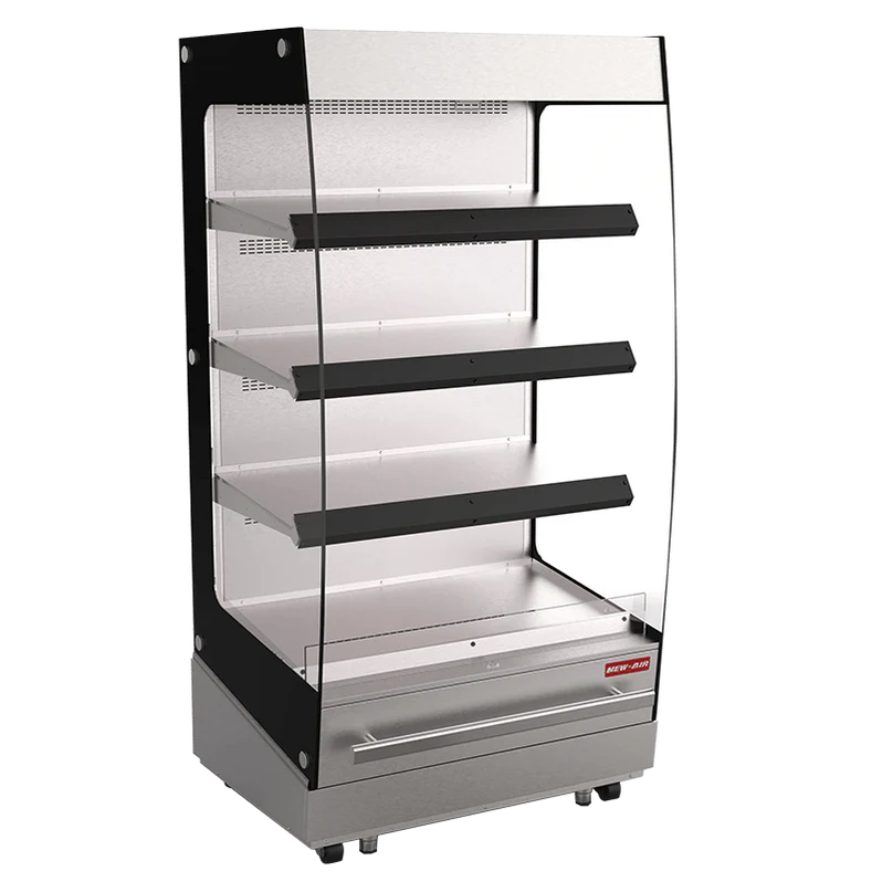New Air NOM-39-HT 39" Vertical Open Merchandiser - Hot Shallow Depth Unit