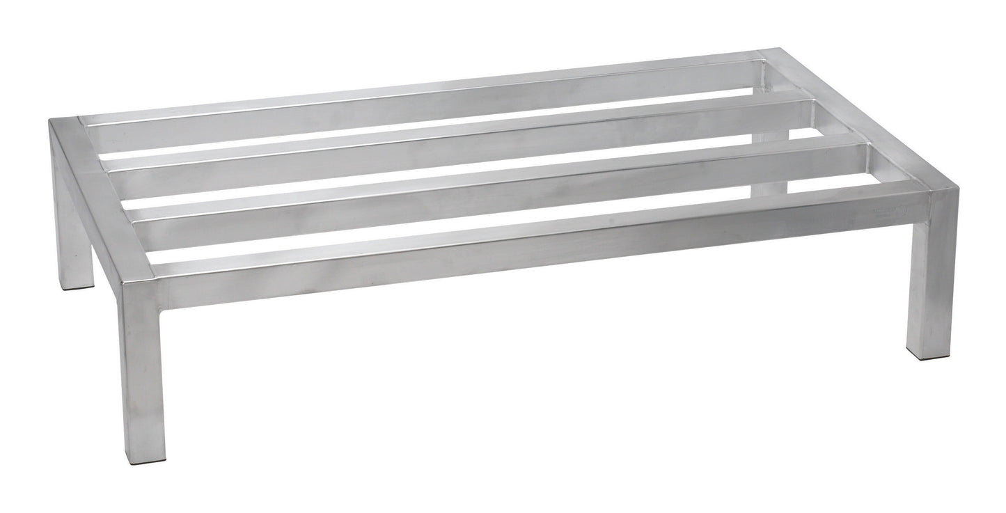 Winco ASDR-2048 20" x 48" x 8" Aluminum Dunnage Rack